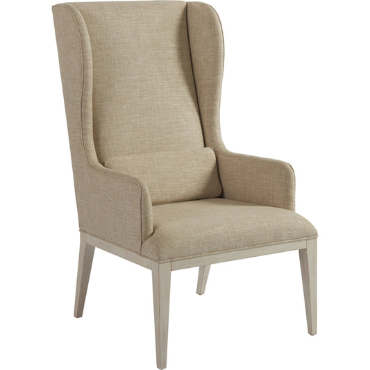 Seacliff Upholstered Host Wing Chair by Lexington. Made from unique in a transitional style.