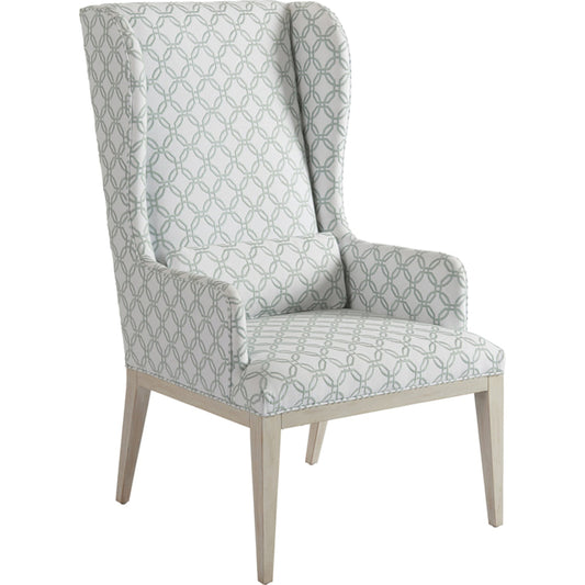 Seacliff Upholstered Host Wing Chair by Lexington. Made from unique in a transitional style.