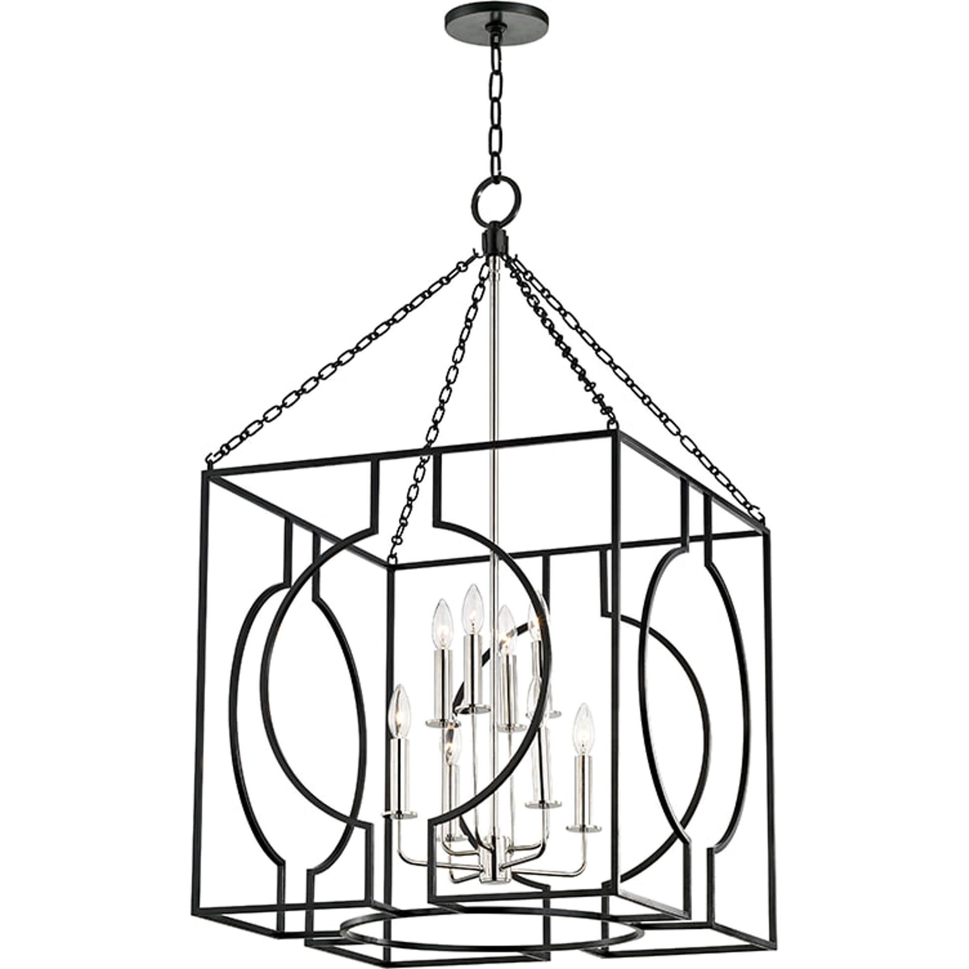Octavio Pendant by Hudson Valley. Made from steel in a transitional style.