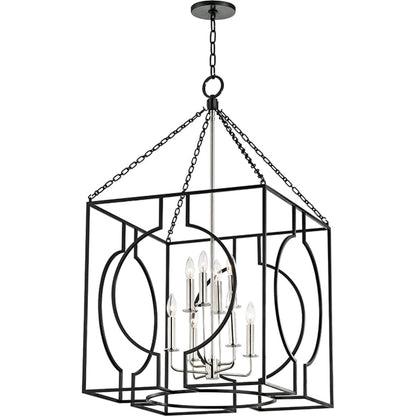 Octavio Pendant by Hudson Valley. Made from steel in a transitional style.