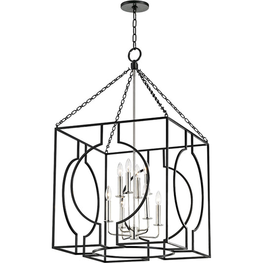 Octavio Pendant by Hudson Valley. Made from steel in a transitional style.