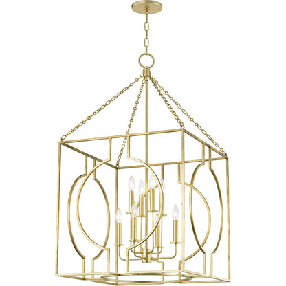 Octavio Pendant by Hudson Valley. Made from steel in a transitional style.