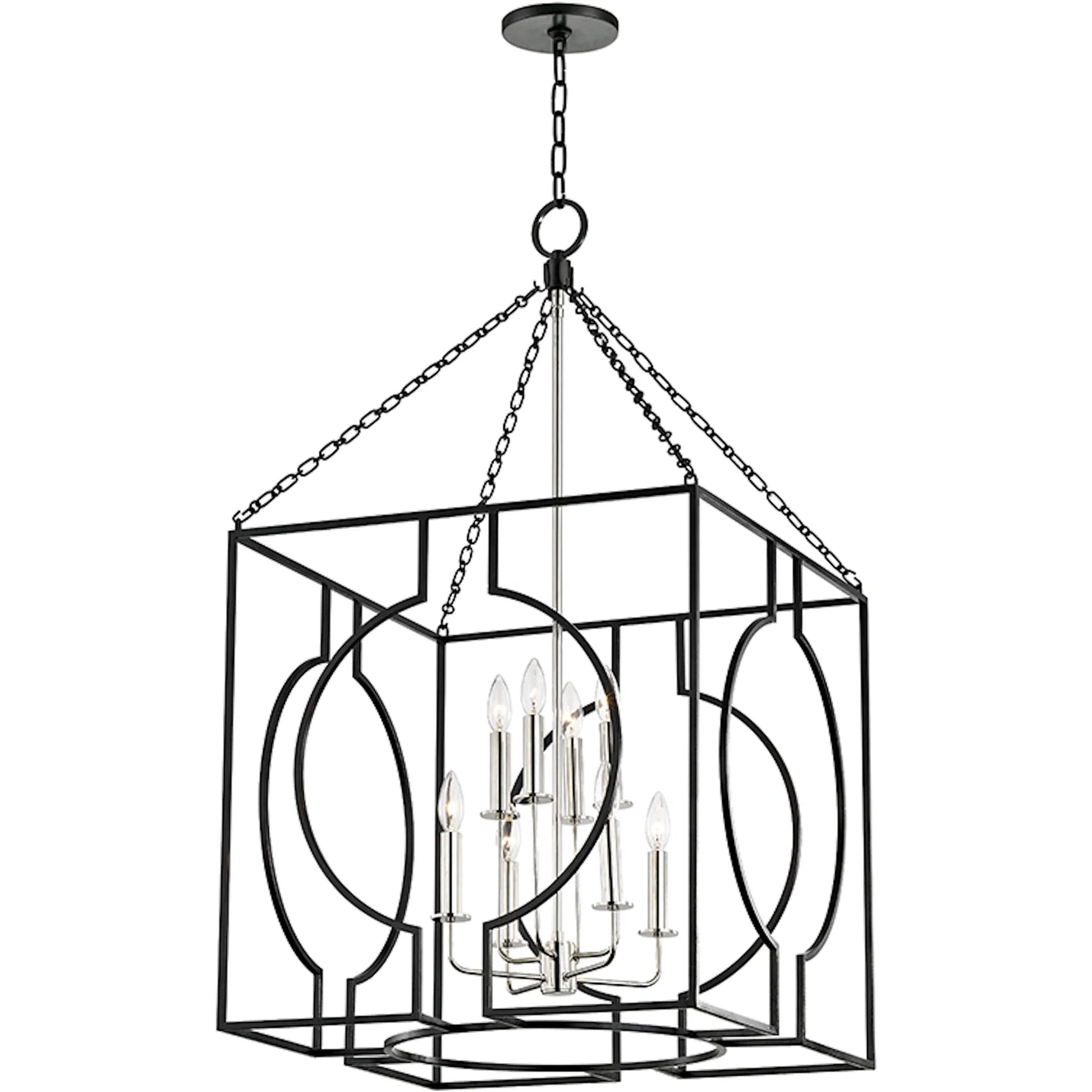 Octavio Pendant by Hudson Valley. Made from steel in a transitional style.