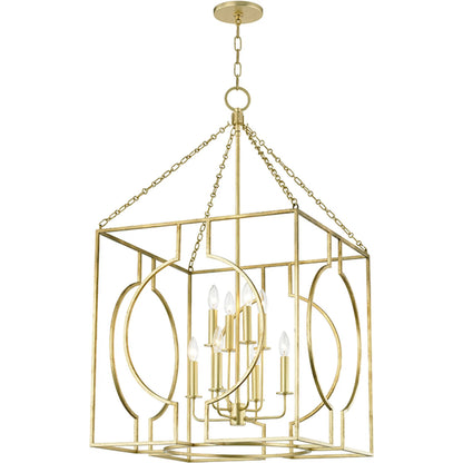 Octavio Pendant by Hudson Valley. Made from steel in a transitional style.