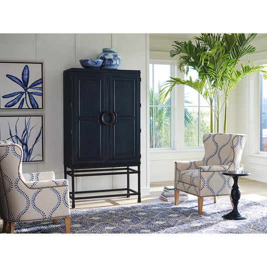 Jade Bar Chest on Stand by Lexington. Made from unique in a coastal style.