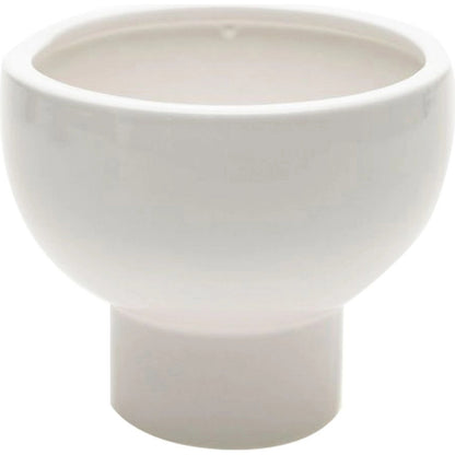 Orion Compote by Accent Decor in white. Made from ceramic in a modern style.