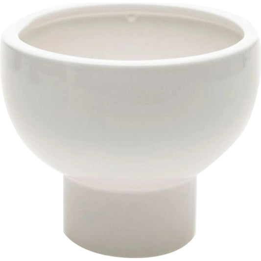 Orion Compote by Accent Decor in white. Made from ceramic in a modern style.