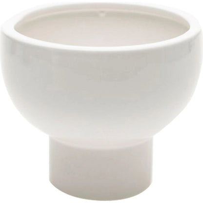 Orion Compote by Accent Decor in white. Made from ceramic in a modern style.