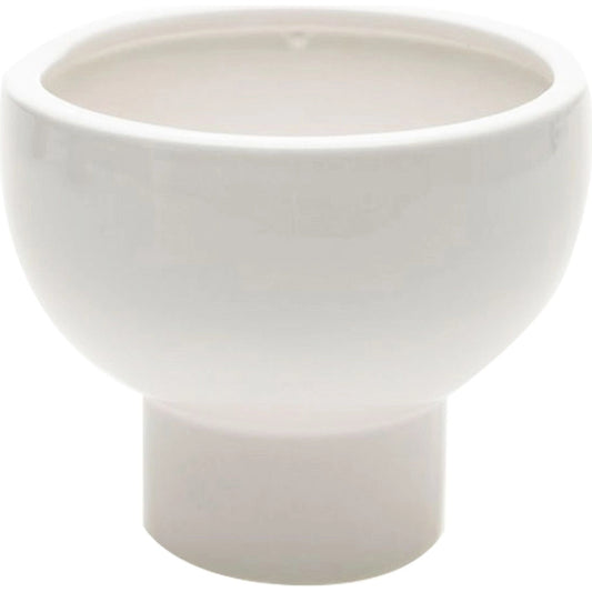 Orion Compote by Accent Decor in white. Made from ceramic in a modern style.