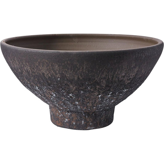 Kuta Bowl by Accent Decor in black. Made from ceramic in a modern style.