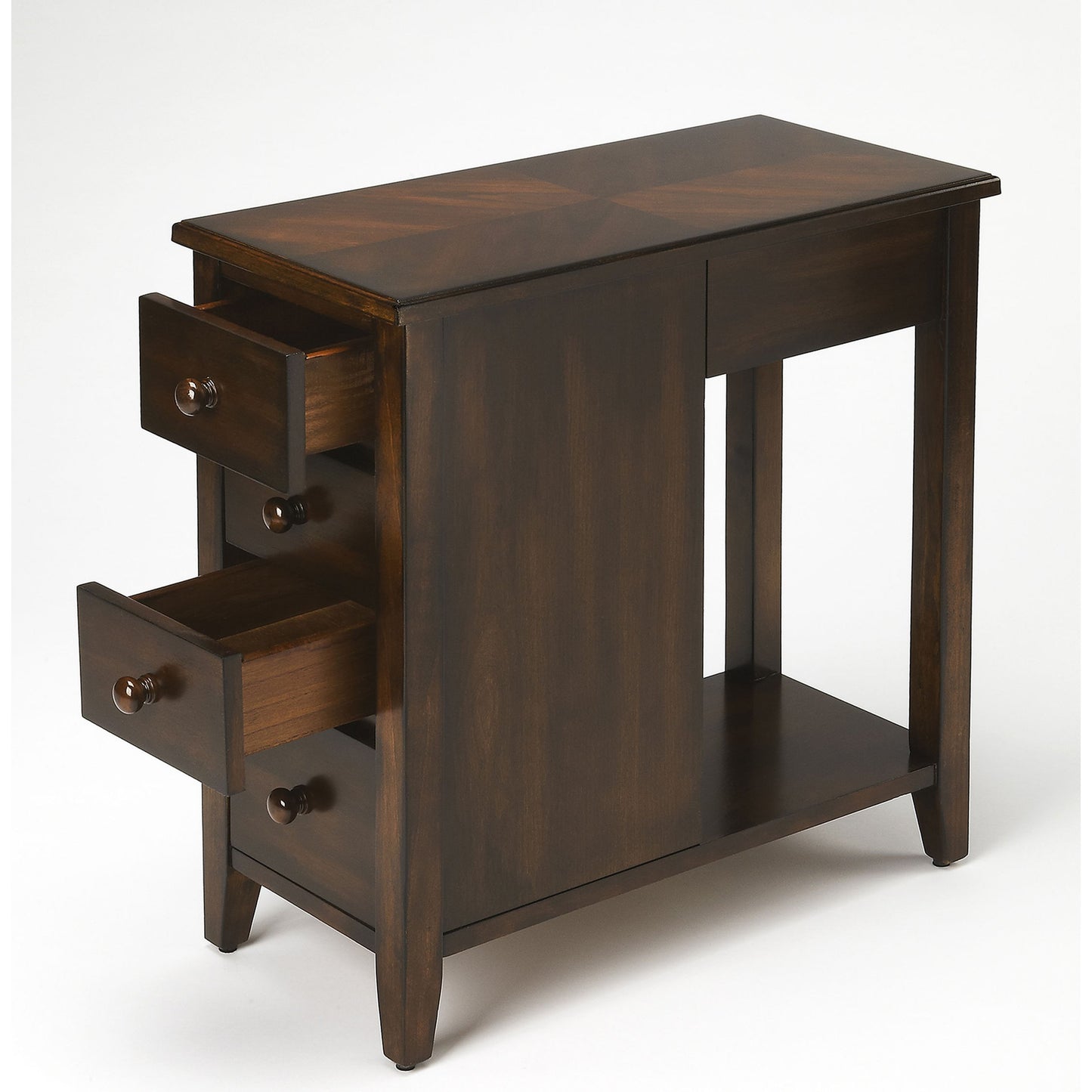 003 SR-770471 | Additional Silo | Kelton Chairside Chest by Butler Specialty Company. Made from rubberwood solids, mdf, cherry veneer in a traditional style.
