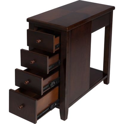 Kelton Chairside Chest by Butler Specialty Company. Made from rubberwood solids, mdf, cherry veneer in a traditional style.