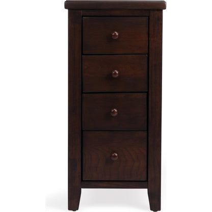 Kelton Chairside Chest by Butler Specialty Company. Made from rubberwood solids, mdf, cherry veneer in a traditional style.