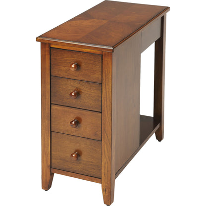 Kelton Chairside Chest by Butler Specialty Company. Made from rubberwood solids, mdf, cherry veneer in a traditional style.