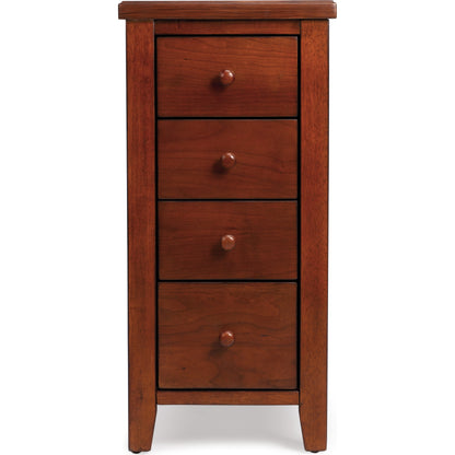 Kelton Chairside Chest by Butler Specialty Company. Made from rubberwood solids, mdf, cherry veneer in a traditional style.