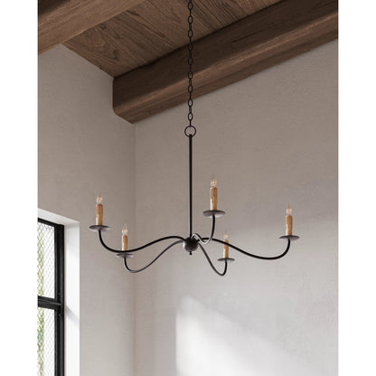 Saxon Chandelier by Currey and Company. Made from unique in a modern style.