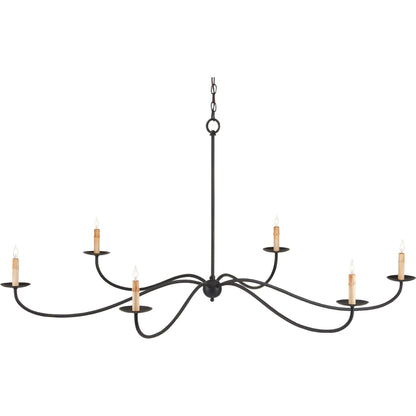Saxon Chandelier by Currey and Company. Made from unique in a modern style.