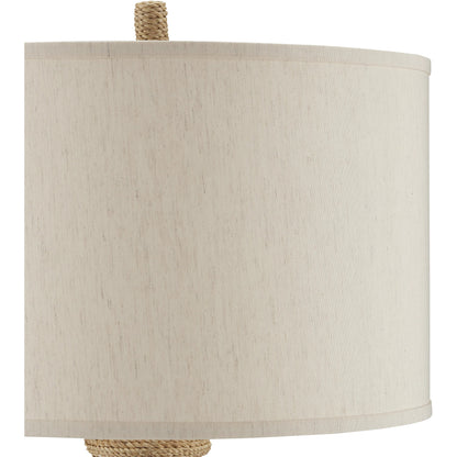 Joppa Table Lamp by Currey and Company. Made from abaca rope in a modern style.