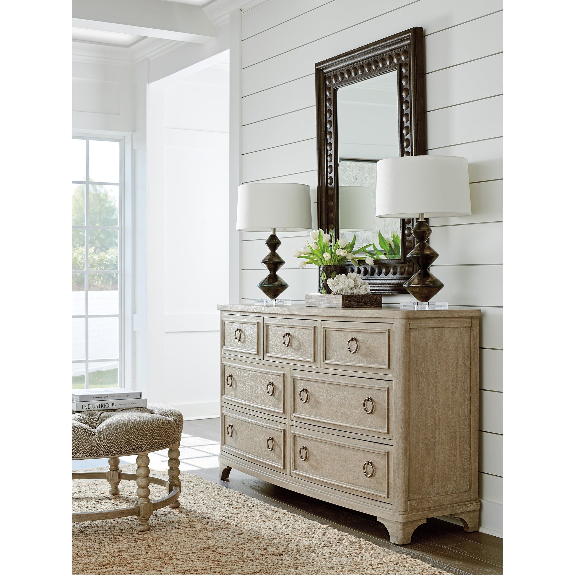 Walker Triple Dresser by Barclay Butera. Made from unique in a traditional style.