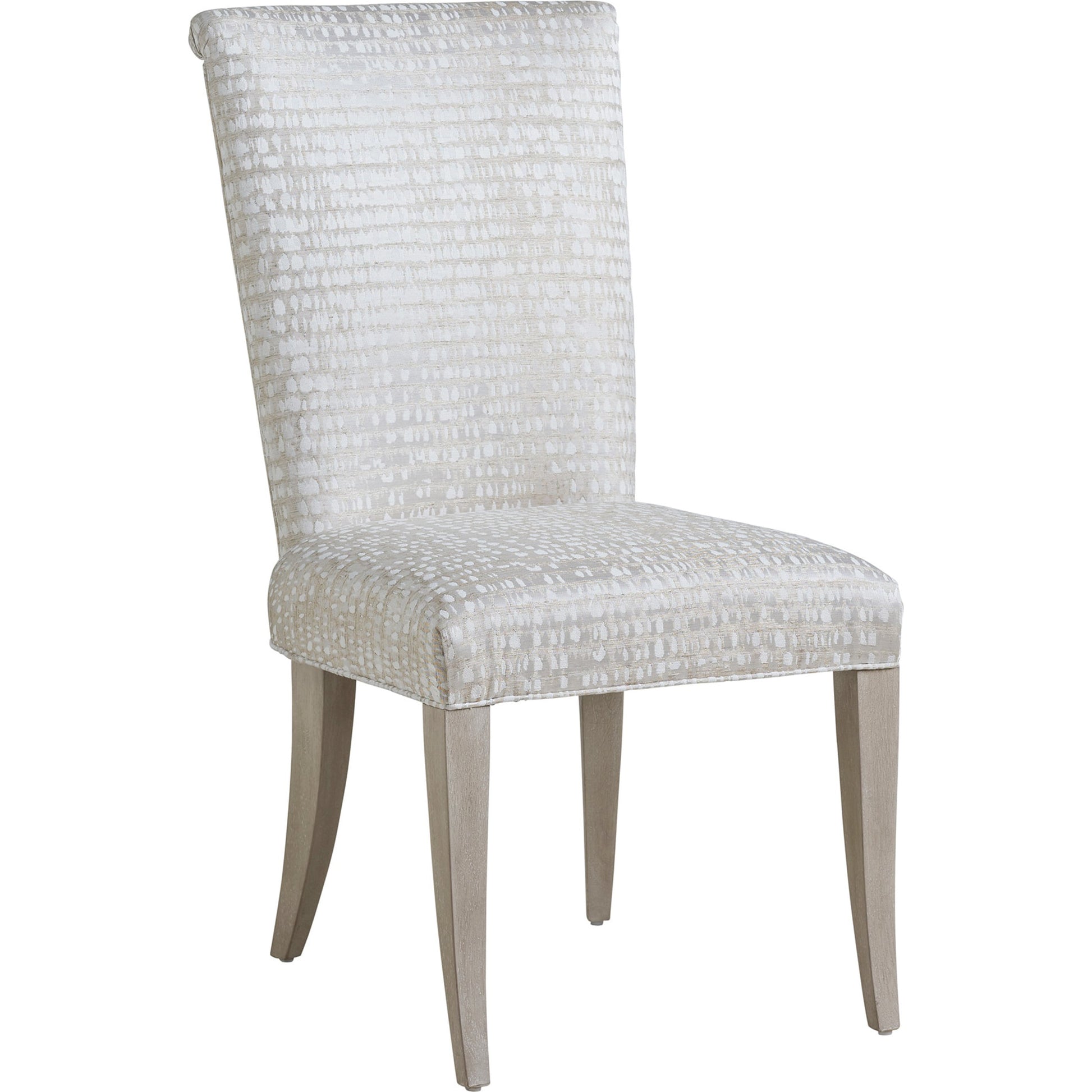 Serra Pattern Upholstered Side Chair by Barclay Butera. Made from unique in a transitional style.