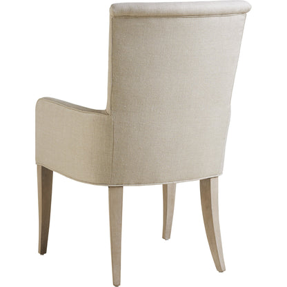 Serra Upholstered Arm Chair by Barclay Butera. Made from unique in a transitional style.