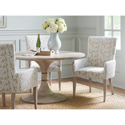 Serra Upholstered Arm Chair by Barclay Butera. Made from unique in a transitional style.