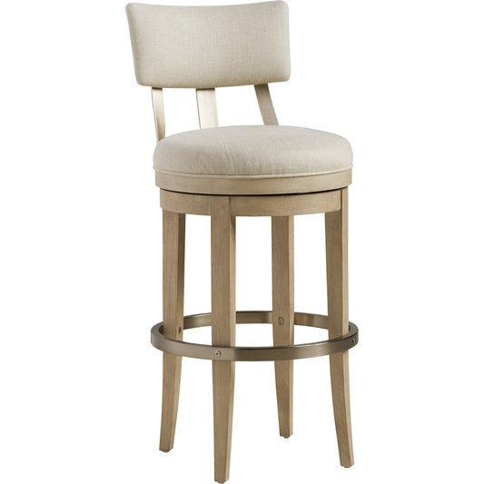 Cliffside Swivel Upholstered Bar Stool by Lexington. Made from unique in a coastal style.