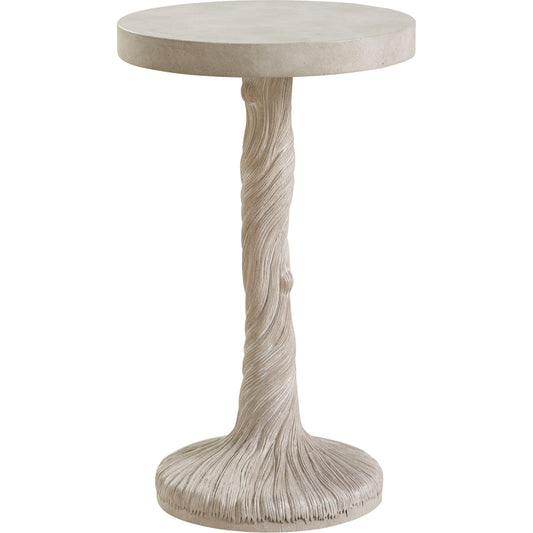 Saddle Peak Round Accent Table by Lexington. Made from unique in a rustic style.