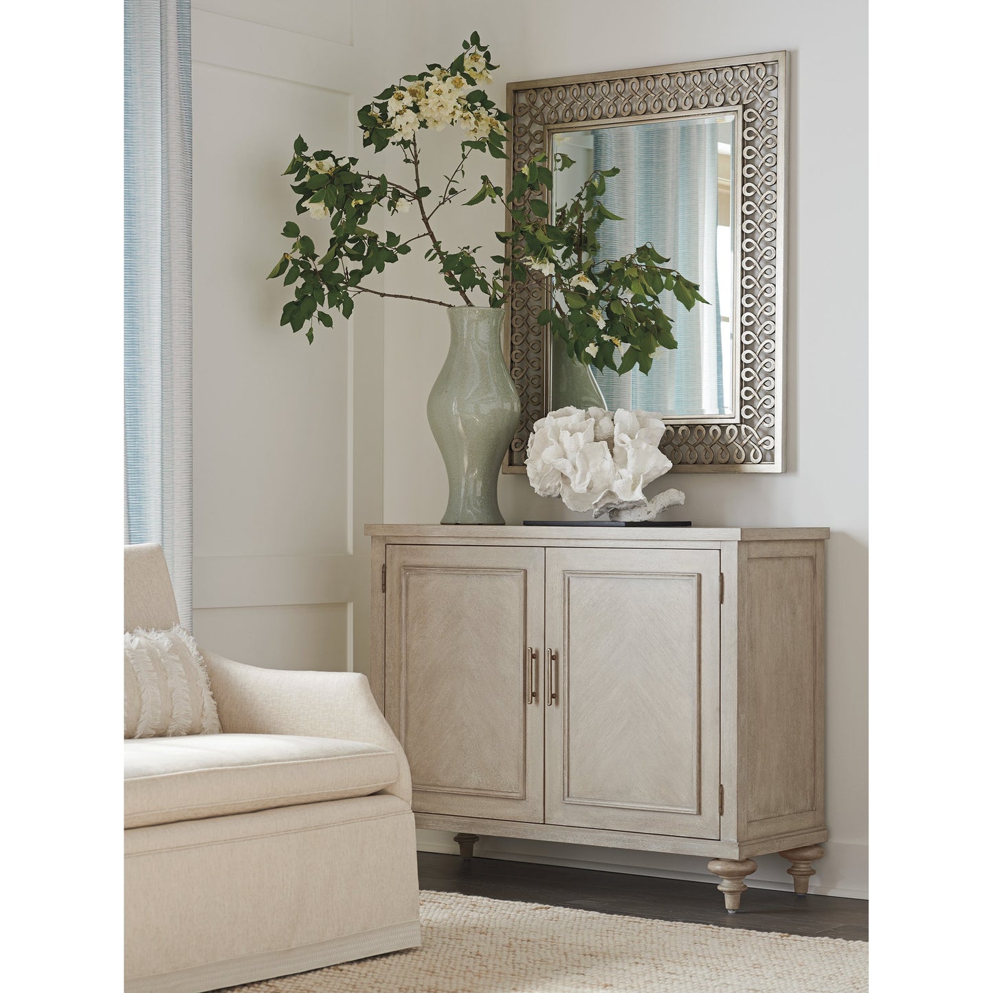 003 SR-834970 | Lifestyle | Neptune Hall Chest by Barclay Butera. Made from unique in a transitional style.