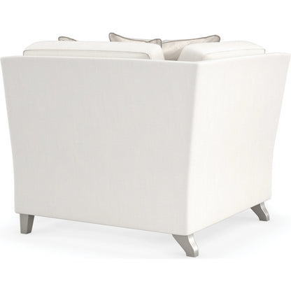 Victoria Corner Wedge by Caracole in cream, gold and sparkling argent. Made from unique in a modern style.