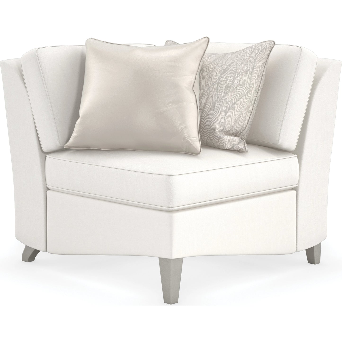 002 SI-1955573 | Additional Silo | Victoria Corner Wedge by Caracole in cream, gold and sparkling argent. Made from unique in a modern style.