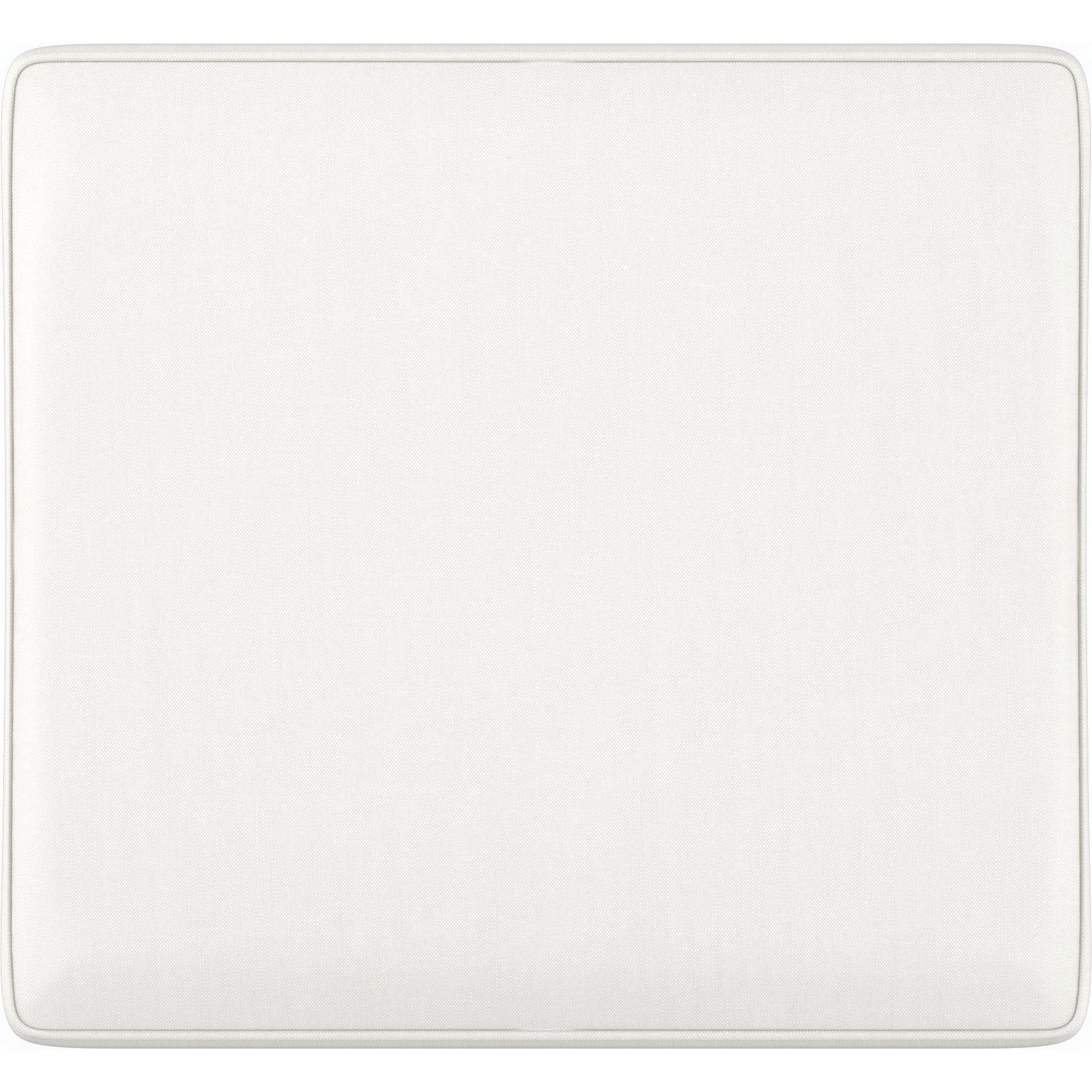 Victoria Ottoman by Caracole in cream and sparkling argent. Made from unique in a modern style.