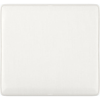 Victoria Ottoman by Caracole in cream and sparkling argent. Made from unique in a modern style.