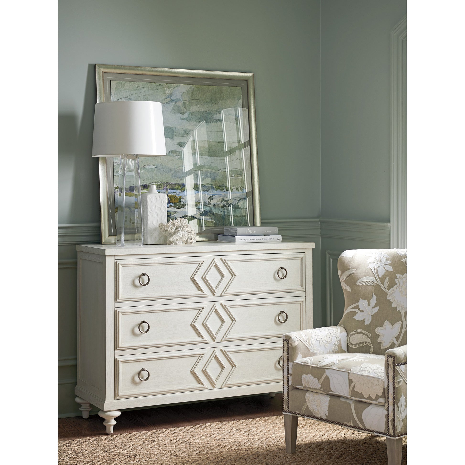 Viewpoint Single Dresser by Barclay Butera. Made from unique in a cottage & farmhouse style.
