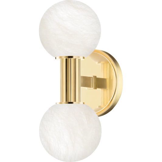 Murray Hill 2 Light Wall Sconce by Hudson Valley. Made from steel in a modern style.