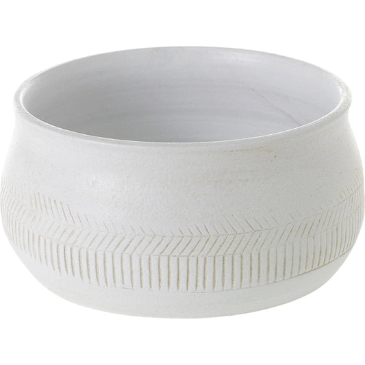 Tasse Bowl by Accent Decor in white. Made from ceramic in a modern style.