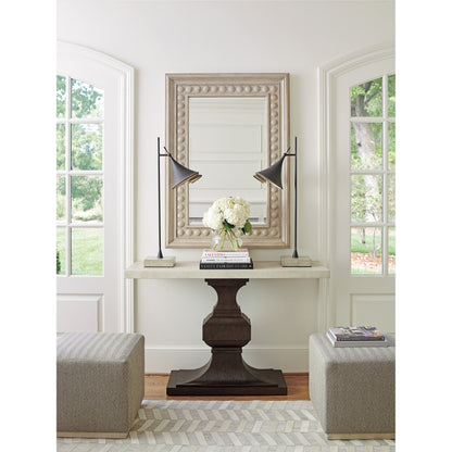 Tivoli Console by Barclay Butera. Made from unique in a transitional style.