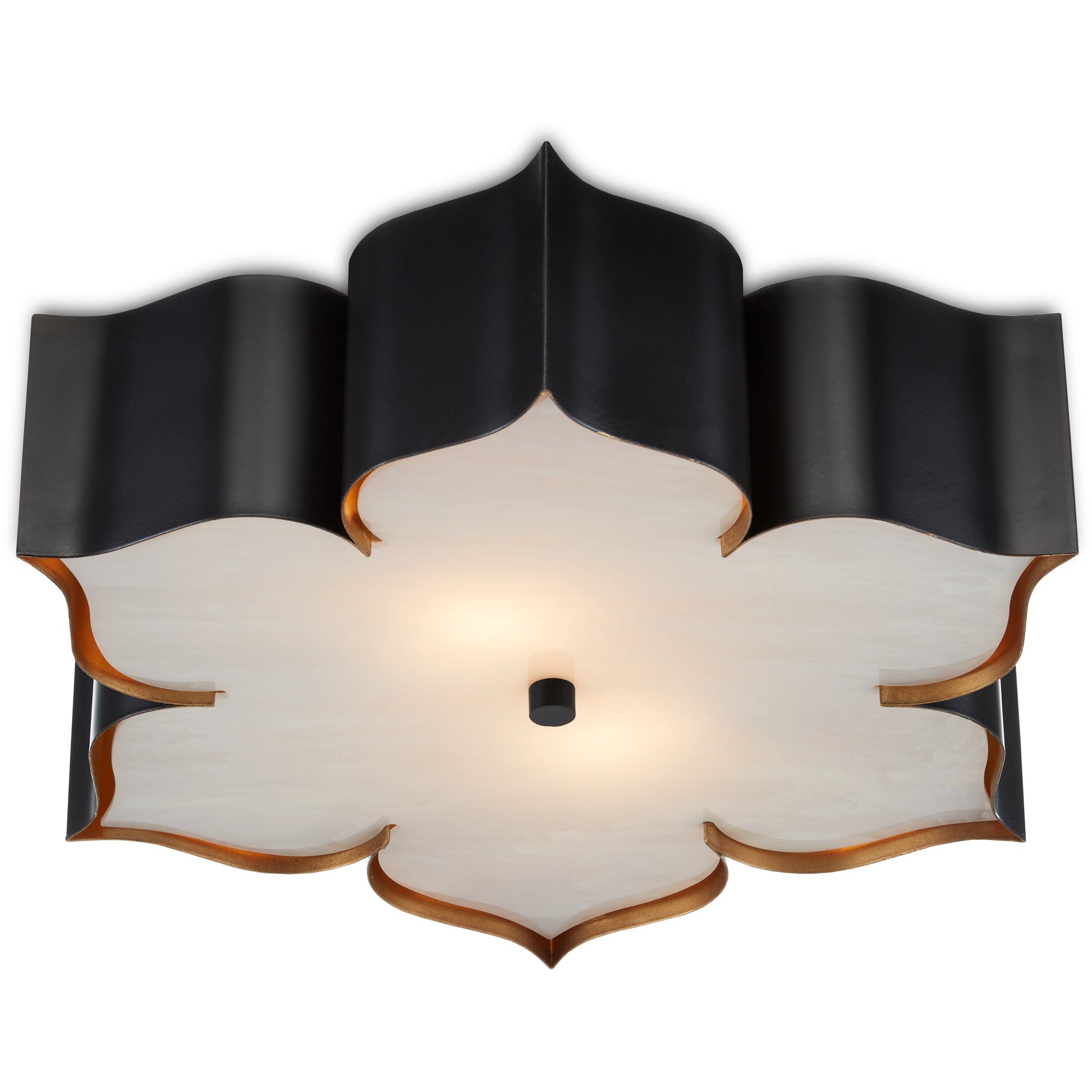 Grand Lotus Flush Mount by Currey and Company. Made from unique in a modern style.