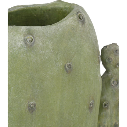 Cactus Vase Set by Currey and Company in green. Made from composite in a modern style.