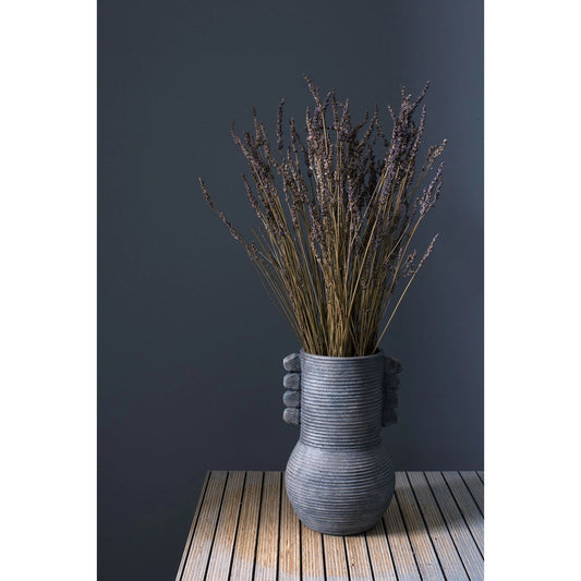 Murray Vase by Accent Decor in blue. Made from ceramic in a modern style.