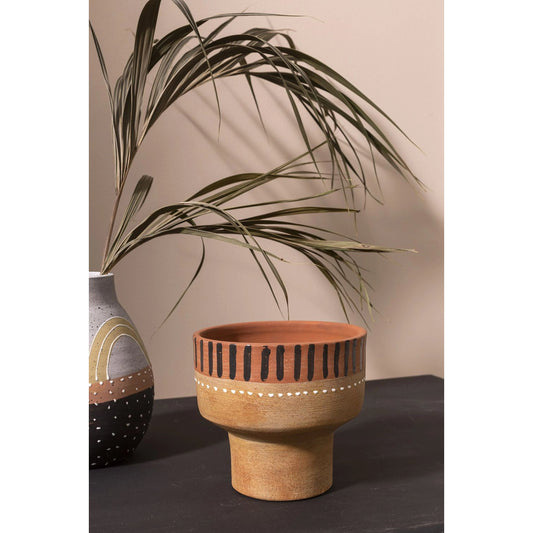 Hansley Pot by Accent Decor in multicolor. Made from ceramic in a modern style.