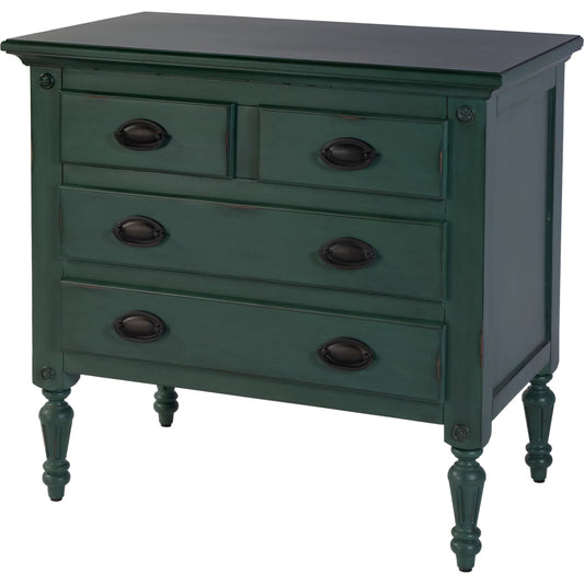 Easterbrook Accent Chest by Butler Specialty Company in green. Made from mahogany wood, mdf, plywood, resin, mahogany veneer, bronze in a unique style.