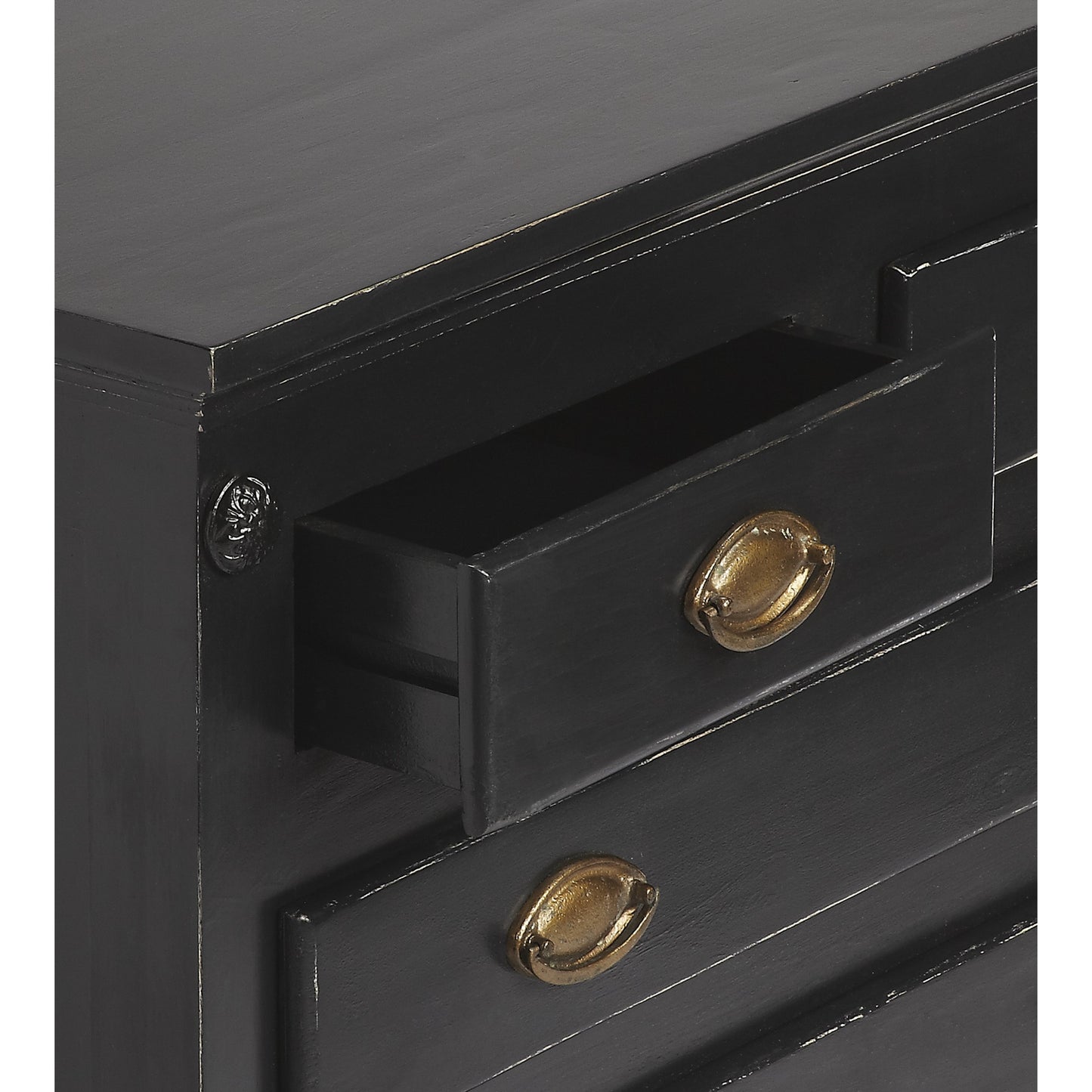 003 O-BUTLER-9306295 | Additional Silo | Easterbrook Chest by Butler Specialty Company. Made from mahogany wood: 50%, mdf: 25%, mahogany veneer: 20%, bronze: 5% in a modern style.