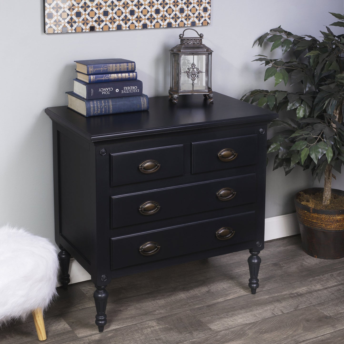 024 O-BUTLER-9306295 | Lifestyle | Easterbrook Chest by Butler Specialty Company. Made from mahogany wood: 50%, mdf: 25%, mahogany veneer: 20%, bronze: 5% in a modern style.