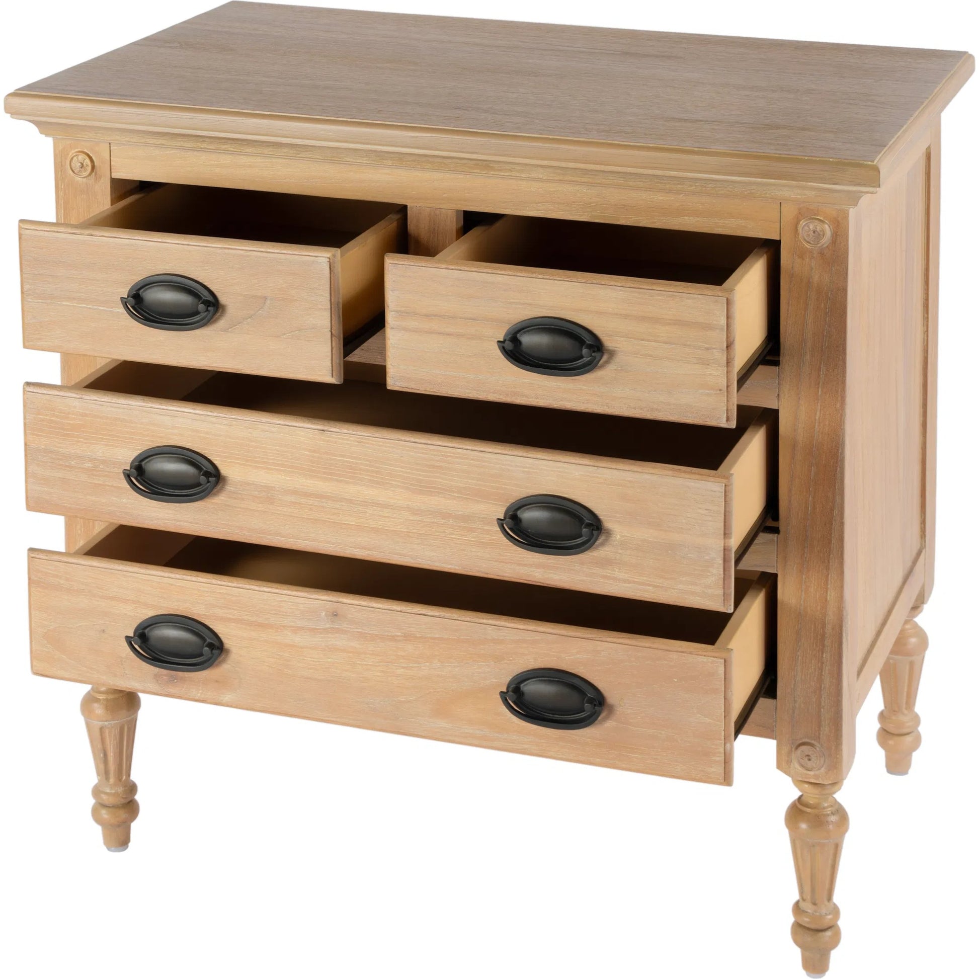 Easterbrook 4 Drawer Accent Chest by Butler Specialty Company. Made from mahogany wood, mdf, plywood, resin, mahogany veneer, bronze in a transitional style.