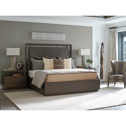 Sundance Panel Bed by Lexington in dark mocha. Made from unique in a modern style.