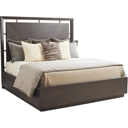 Sundance Panel Bed by Lexington in dark mocha. Made from unique in a modern style.