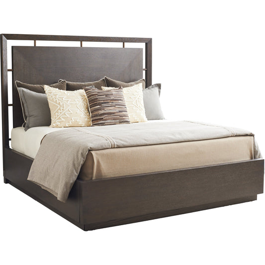 Sundance Panel Bed by Lexington in dark mocha. Made from unique in a modern style.