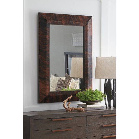 Park Meadows Mirror by Lexington in bronze. Made from unique in a transitional style.