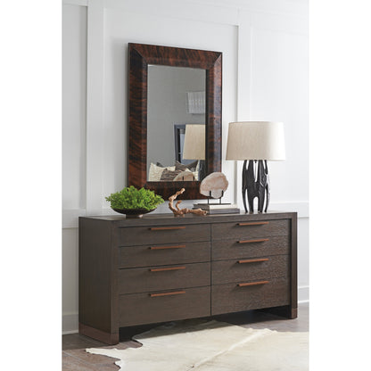 Skylark Double Dresser by Lexington in dark mocha. Made from unique in a rustic style.